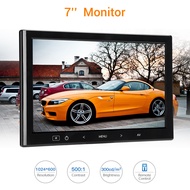 Eyoyo จอ LCD 7นิ้ว140 ° สำหรับรถยนต์สำนักงานบ้านความปลอดภัย HDMI VGA พร้อมรีโมทคอนโทรล