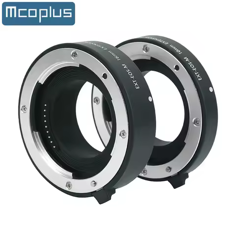 Mcoplus EF-M Mount Auto Focus Macro Extension Tube Ring Set for Canon EF-M EOS M M2 M3 M5 M6 M10 M50