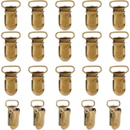 SUPERFINDINGS 15PCS Iron Heavy Duty Rug Hanging Clips 3.5x2.3cm Bronze No Slip Suspender Clips Sheet