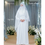 JUBAH RATU ARAB [JUBAH MANIK BATU][OFF WHITE] | BUTIK RAISHA