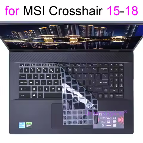 Keyboard Cover for MSI Crosshair 15 16 17 18 11U 12U B12U C12V HX AI D2XW D14V Gaming Protector Skin