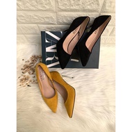 Zs103 - Shoes | Shoes | Women | Zara Suede Shoes With Metallic Heel Ori Premium Import