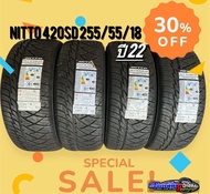 ยาง Nitto 420sd 255/55 r18 ยางใหม่ ผลิตปี22 ราคาถูกต่อ 1 เส้น