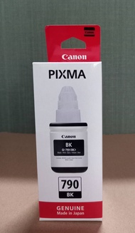 CANON GI-790BK หมึก Ink Tank (สีดำ)แท้ศูนย์ ใช้กับเครื่องปริ้นเตอร์ G1000/G2000/G30000 เป็นหมึกพิมพ์ที่มีคุณภาพสูง ใช้พิมพ์ได้ทั้งงานเอกสารและรูปภาพต่างๆ