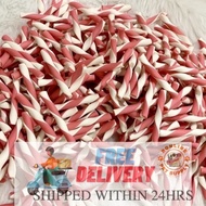 Curly treats 7cm sticks | Bone Knots 2.5in & 4.5in per Kg