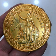 Ancient Coin Collection Antique Daqing Foreign Silver Dollar Station Foreign Ten Yuan Big Silver Dol