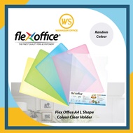Flexoffice L Shape File Folder / Document File / Transparent File A4 / Clear File Holder A4 / Docume