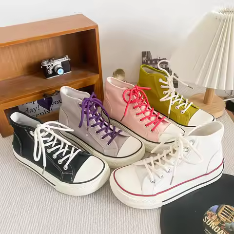 Zapatos De Mujer Tendencia Women Platform Sneakers Mango Head Women Casual Canvas Shoe Breathable Sn