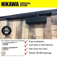 NIKAWA 883 Door Closer with Slider Soft Closing for HDB / BTO Room Door