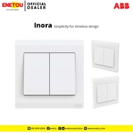 ABB INORA BL106 2G 2-WAY SWITCH, WHITE
