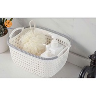 Plastic basket for storing personal items rosette 3377, size 22x16x10cm