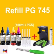 Canon PG 745 CL 746 หมึก  PG 745XL CL 746XL PG745XL CL746XLหมึกรีฟิล 100ml หมึกรีฟิล MG2470 / MG2570