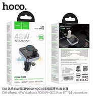 Hoco E86 Car FM Transmitter 2 Port BT5.4 PD30W+QC3.0 Max Power Supply 48W Genuine 1