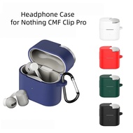 Headphone Case for Nothing CMF Clip Pro Headphone Silicone Solid color Protective Cover