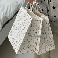 Miffy Rabbit Gift Tote Bag Paper Bag For Girls ins Simple High-End Niche Light Luxury High-Appearanc