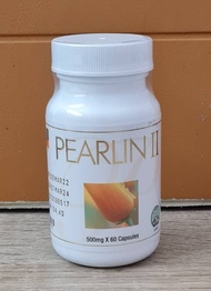Pearlin II E Excel 500mg x 60 Capsules (QR code partially removed) - Exp 2025