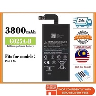BSS Google Pixel 5 XL / PIXEL 5A G025A-B 3800mAh Battery GTB1F 5 XL Pixel5XL Batery Bateri Batteri 3