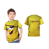 Spongebob Pattern Movies Search For Squarepants Custom Full print Kids Jersey T-Shirt