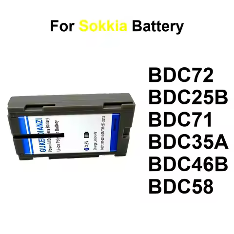 BDC25B BDC71 BDC58 Battery For GM52 Sokkia 130R 3D Bdc-25 set030r set230r set330r set530r 2100 Total