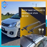Portable Car Roof Rack Cargo Roof Carrier Luggage Anti Theft Cross Bicycle Roof Bar Kereta 90cm For 