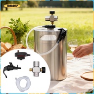 [tdraoylp] Mini Keg Dispenser Kit with Beer Line and Picnic Tap Lightweight Home Brewing Beer Faucet
