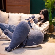 Cute Whale Plush Toy Pillow Cartoon Doll Dolphin Soft Comfort Plushie Stuffed Toys Birthday Gift