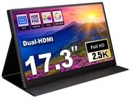 Portable Monitor Extremely Slim&Lightweight 15.6 Inch 1080P USB-C Laptop HDMI Computer Display Gamin