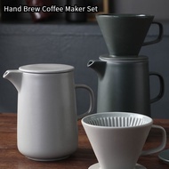 Hand Brew Coffee Maker Set Ceramic Drip Coffee Appliance Coffee Maker Coffee Filter Cup Household