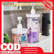 500/ Pump Bottle 1000ML Multipurpose Refill Liquid Detergent Soap Container HM1124 Glitzy