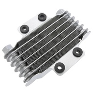 Motorcycle Engine Cooling Radiator 85Ml Universal Silver Aluminum for 100Cc-250Cc Motorcycle Dirt Bi