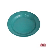 Eco Shop Melamine Ware Dinner Plate in Shiny Green Color 8 Inch (Approximately 20.2CM)