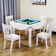 HY/🎁New Chinese Style Solid Wood Mahjong Machine Automatic Dining Table Dual-Use round Table Foldable Household Dining T