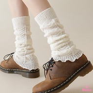 Drop 95 Yuan⬇️69 Yuan💝Becca-ZW0052 [Ready Stock-Fast Shipping] Girl Jacquard Lace Pile Pile Pile Soc