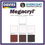 § ⊕ Davies Megacryl 100% Acrylic Latex Paint Water-Based 4L