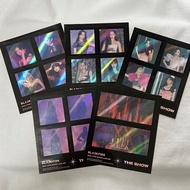 BLACKPINK THE SHOW STICKER   ROSÉ JISOO JENNIE LISA 肉 秀 妮 莎專輯小卡明信片貼紙特典周邊週邊