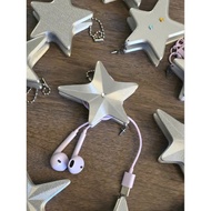 5-Pointed Star Headphone Cord Keychain – Cute Y2K Standard DIY Accessory