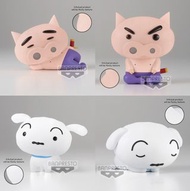 22年4月預訂！全新未開封 行版/日版 Banpresto Fluffy Puffy 不理不理左衛門 / 野原小白 vol.2 蠟筆小新 Crayon Shinchan 組立式景品