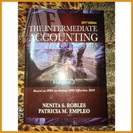 ✽ ➹ ∈ Slightly Damaged ORIGINAL Intermediate Accounting Volume 3 by Robles & Empleo