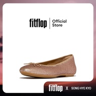 FITFLOP DELICATO BOW SEQUIN BALLET รองเท้าทรงบัลเล่ต์ผู้หญิง รุ่น E3H