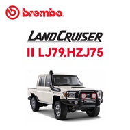 BREMBO Front Brake Discs (2pcs) - TYT Hilux LN106 Land Cruiser HJ47 BJ60 Land Cruiser II LJ79 HZJ75