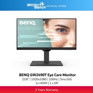 BENQ GW2490T 23.8" FHD 100Hz IPS Eye Care Monitor -HDMI/DP