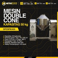 Mesin Mixer Double Cone Metro Mesin 50 Kg