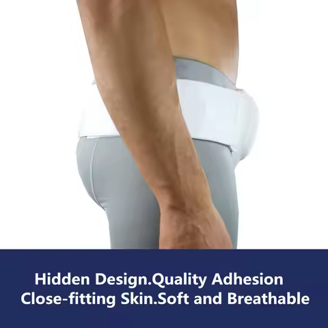 Adult Man Hernia Brace Support Pain Relief Recovery Strap with Removable Pad For Adult Hernia Belt T