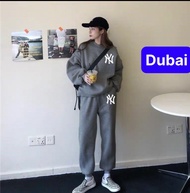 SÉT ĐỒ BỘ NAM NỮ HOODIE SWEATER NY CHẤT THUN NỈ DA CÁ DÀY CHỐNG LẠNH NẮNG NÓNG ĐÔNG HÈ XINH XẮN DỄ T