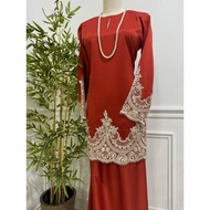 BRICK OREN BATA READY STOCK KURUNG MODEN BAJU KURUNG MODEN BAJU RAYA 2024 PLUS SIZE KURUNG DEWASA OR