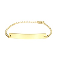 Aholic Classic Long Brand Bracelet-Gold