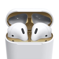 金屬保護貼片(2組)第一代airpods-金色