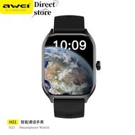 AWEI H21 Smart Watch IP65 Waterproof Health Monitoring Mens And Womens Sports Fitness Watches Bluetooth Call Super Battery Life Smart Watch