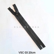 YKK Vislon Zipper no. 3 20cm 8in Zipper 3VS 20 cm 8" plastic teeth Zipper 8 inch Close End VSC