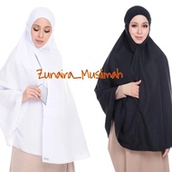 Kamira Premium Umrah and Hajj Bergo Hijab with Zipper Pocket